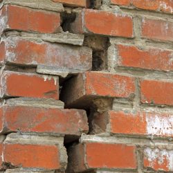 cracked chimney