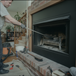 damper and smoke shelf cleaning
